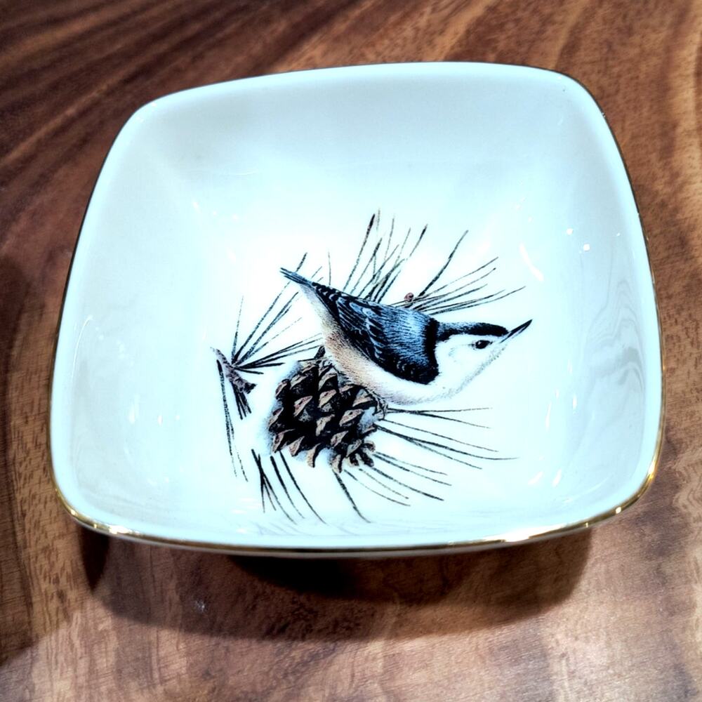 655. Lenox Winter Greetings Dipping Bowl Set